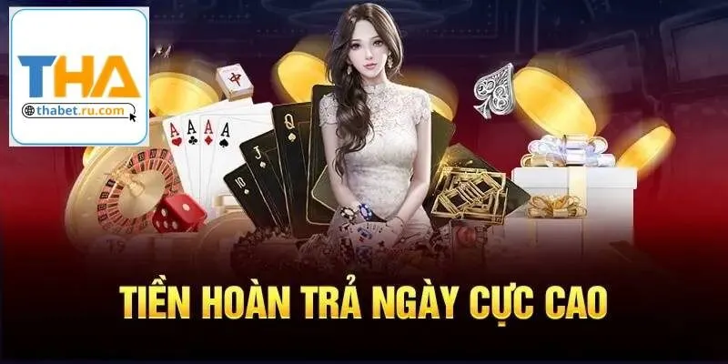 hoàn trả 100% tiền cược thua 
